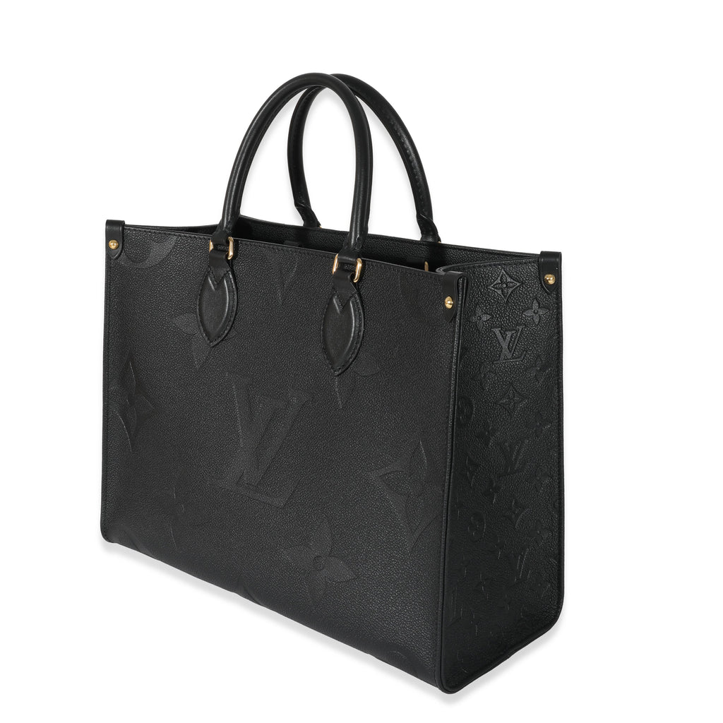 Louis Vuitton Louis Vuitton Black Empreinte Monogram Giant Onthego MM