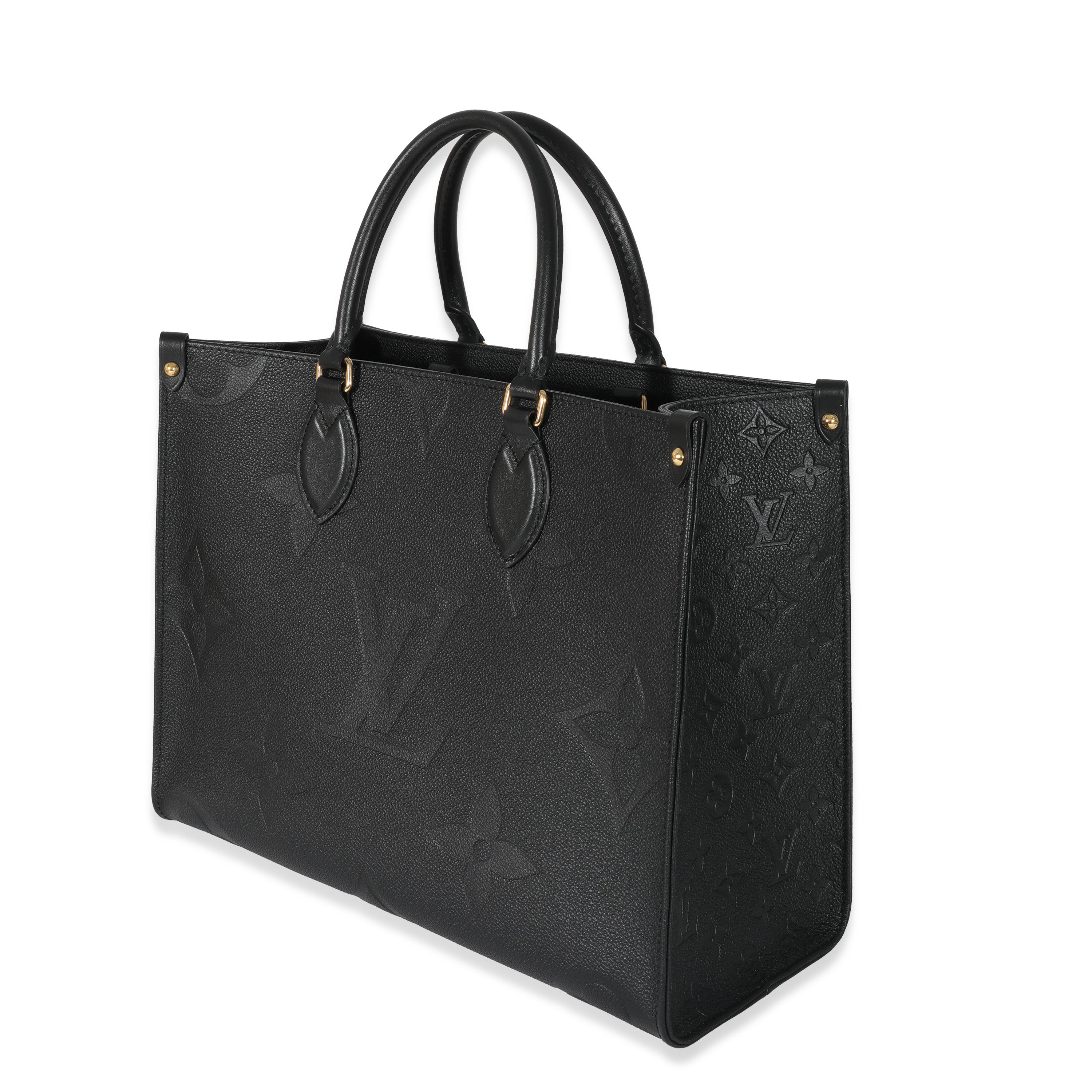 Louis Vuitton Louis Vuitton Black Empreinte Monogram Giant Onthego MM