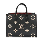 Louis Vuitton Louis Vuitton Black & Beige Monogram Empreinte Onthego MM