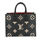Louis Vuitton Louis Vuitton Black & Beige Monogram Empreinte Onthego MM