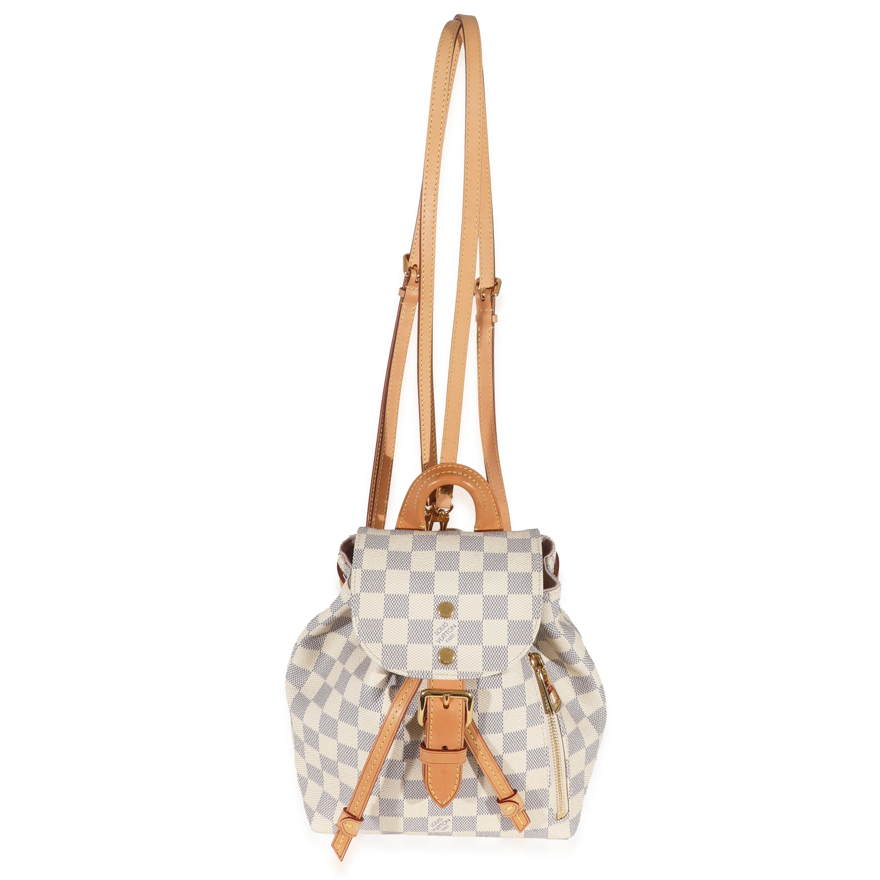 Louis Vuitton Louis Vuitton Damier Azur Canvas Sperone BB Backpack