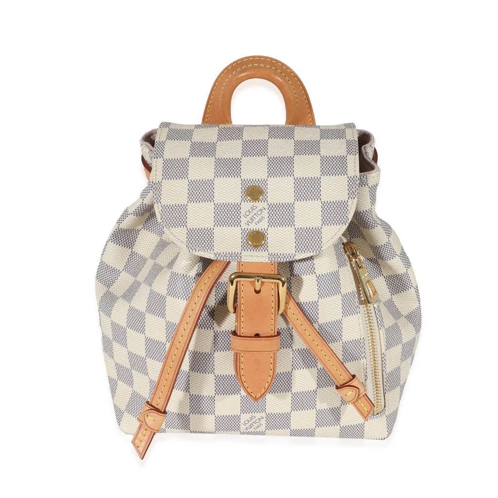 Louis Vuitton Louis Vuitton Damier Azur Canvas Sperone BB Backpack