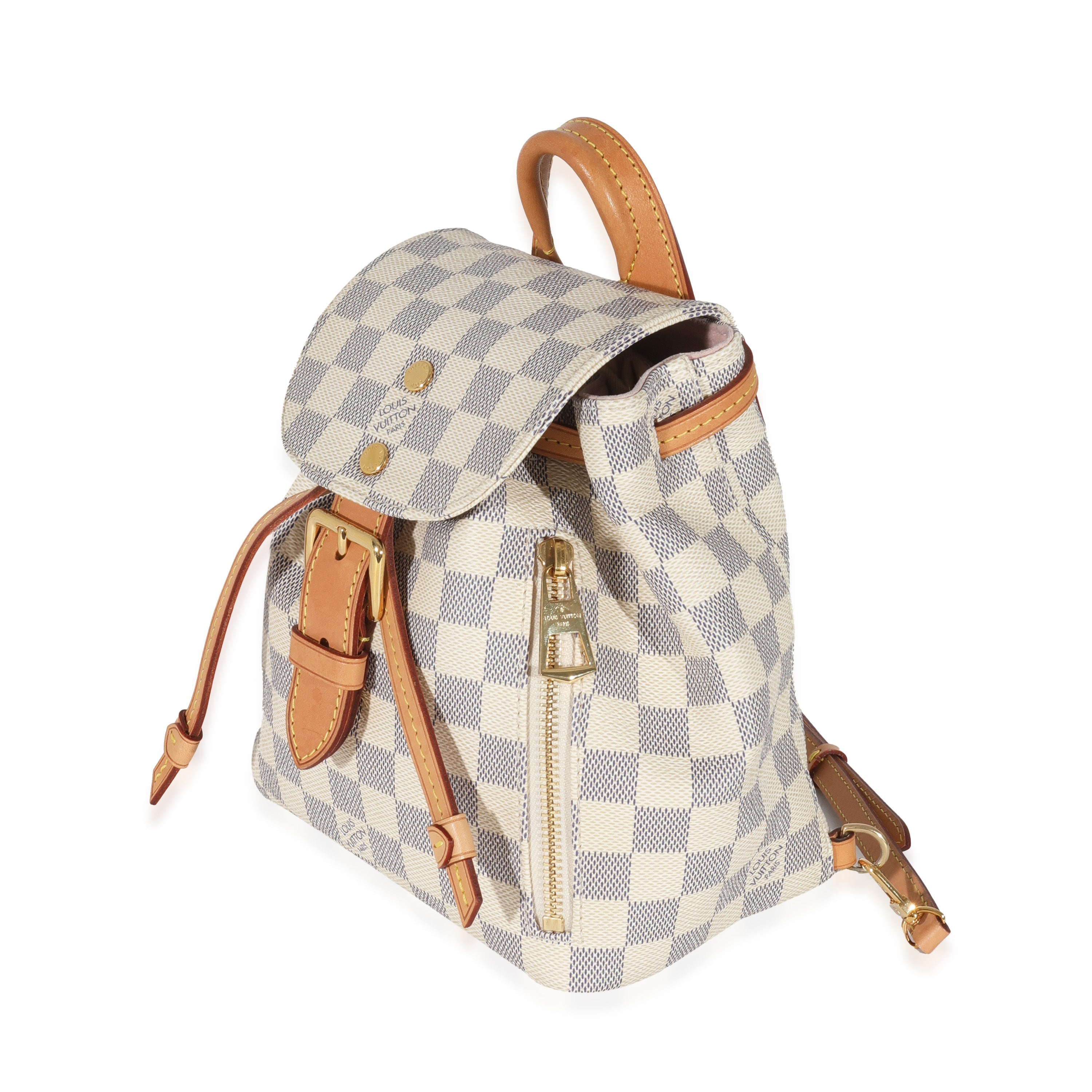 Louis Vuitton Louis Vuitton Damier Azur Canvas Sperone BB Backpack