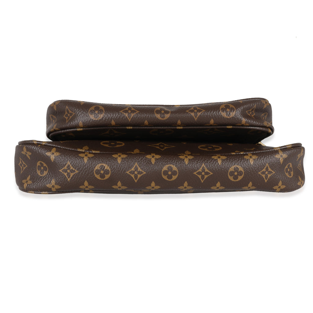 Louis Vuitton Louis Vuitton Monogram Canvas Khaki Multi Pochette Accessoires
