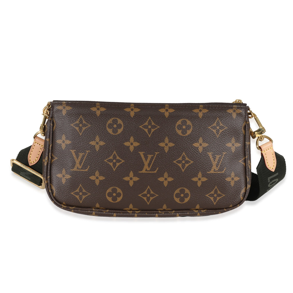 Louis Vuitton Louis Vuitton Monogram Canvas Khaki Multi Pochette Accessoires