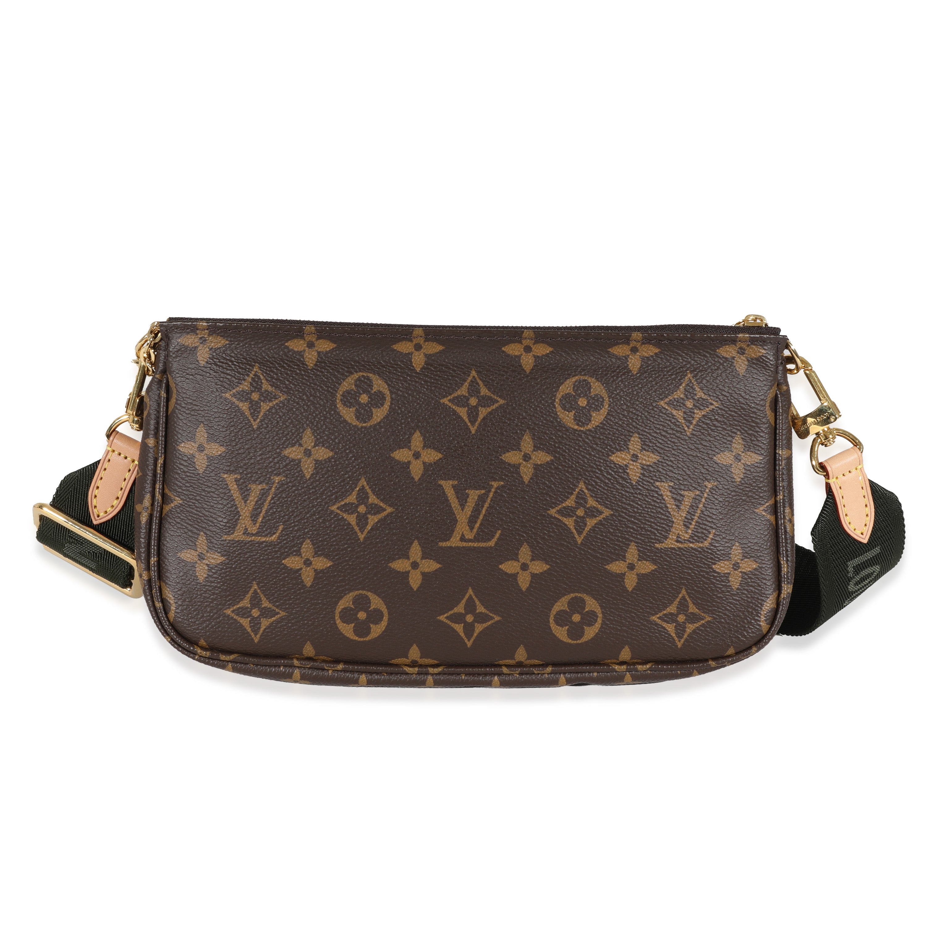 Louis Vuitton Louis Vuitton Monogram Canvas Khaki Multi Pochette Accessoires