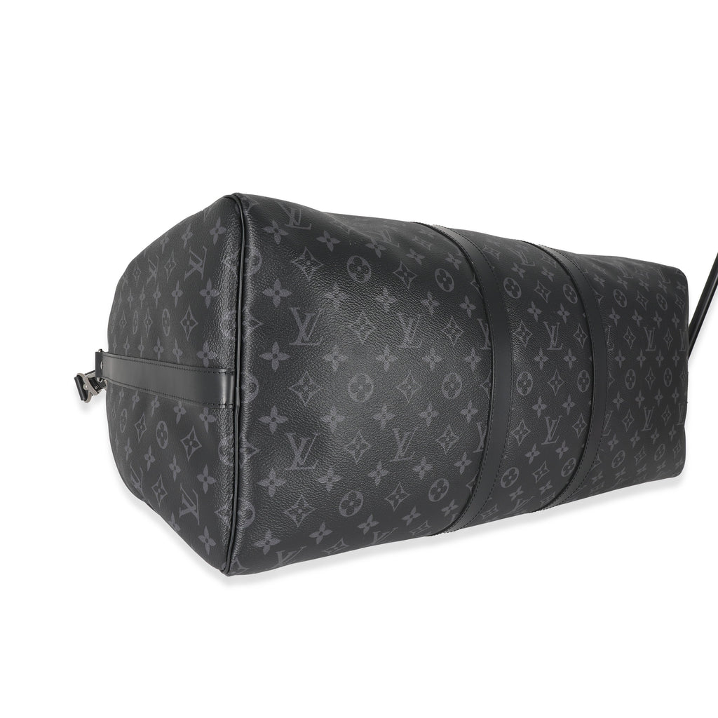 Louis Vuitton Louis Vuitton Canvas Monogram Eclipse Keepall Bandoulière 55