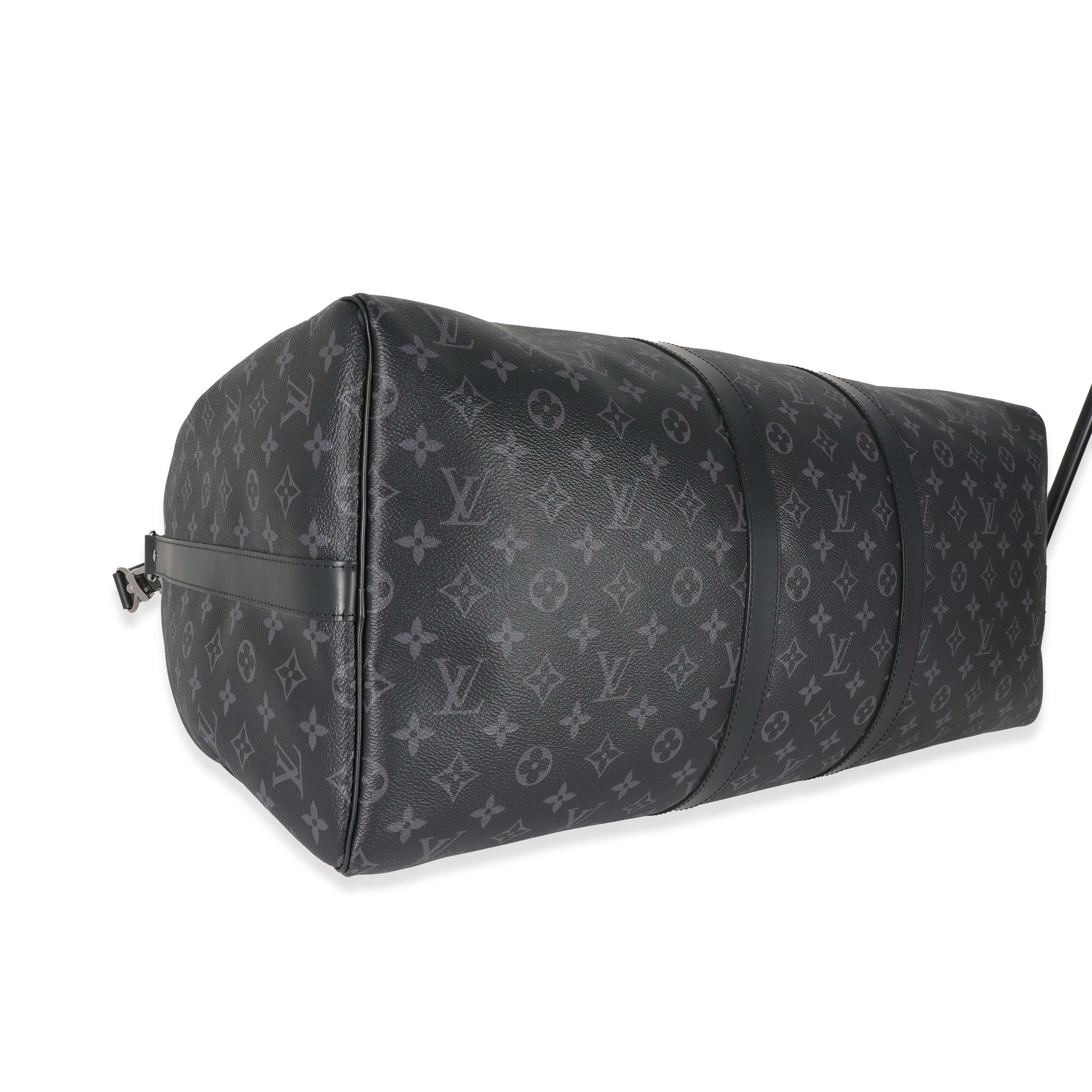 Louis Vuitton Louis Vuitton Canvas Monogram Eclipse Keepall Bandoulière 55