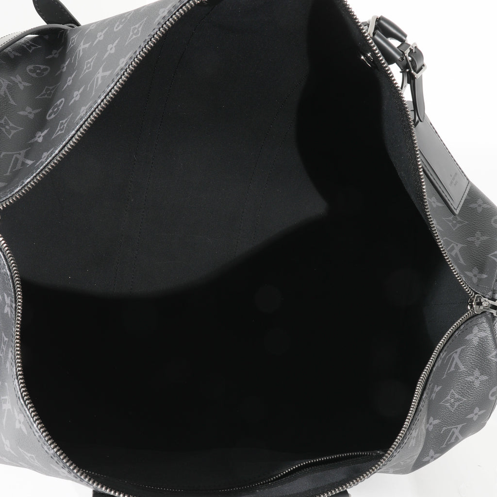 Louis Vuitton Louis Vuitton Canvas Monogram Eclipse Keepall Bandoulière 55