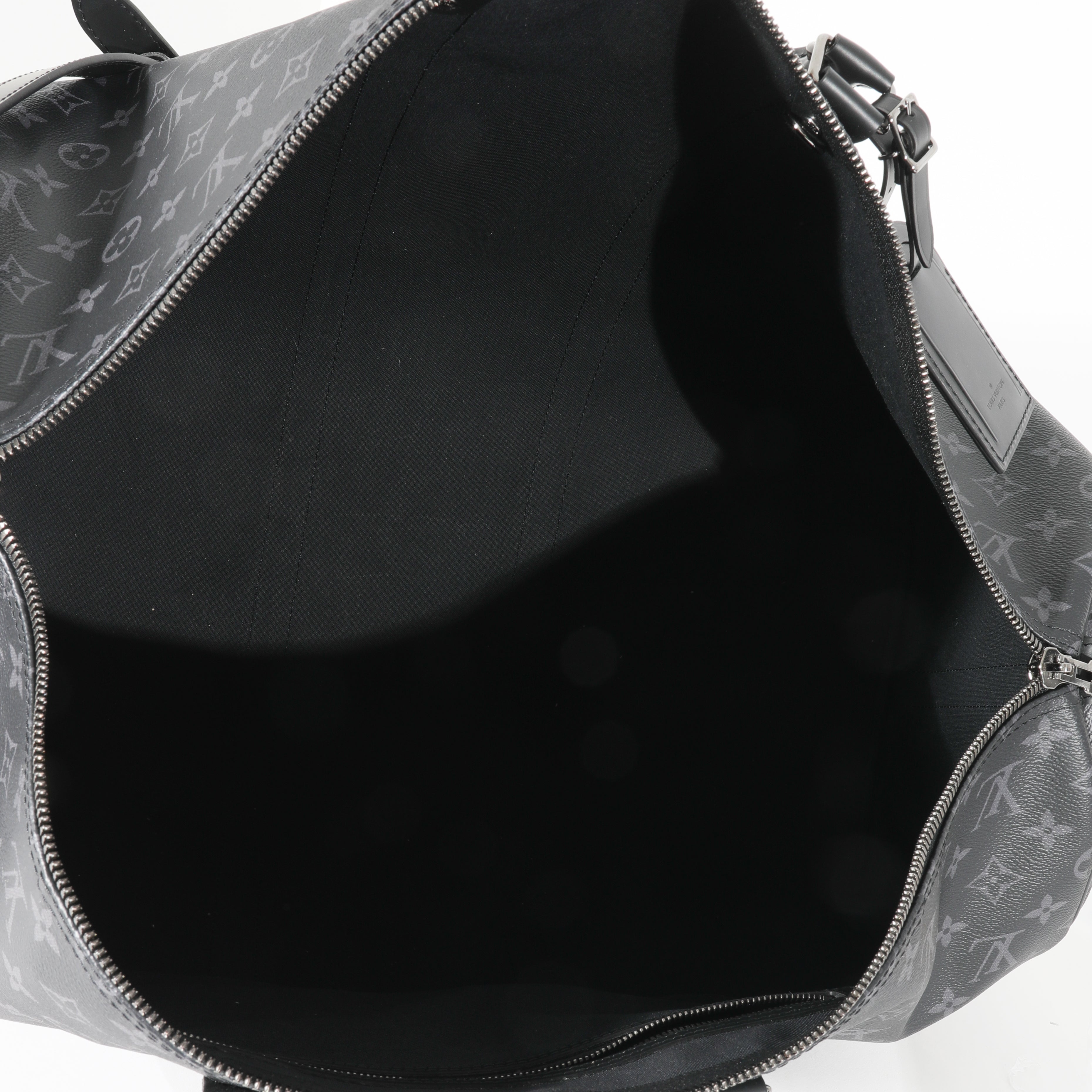 Louis Vuitton Louis Vuitton Canvas Monogram Eclipse Keepall Bandoulière 55