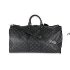 Louis Vuitton Louis Vuitton Canvas Monogram Eclipse Keepall Bandoulière 55
