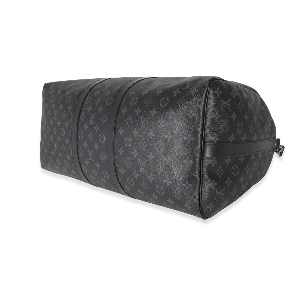 Louis Vuitton Louis Vuitton Canvas Monogram Eclipse Keepall Bandoulière 55