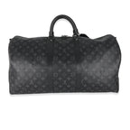 Louis Vuitton Louis Vuitton Canvas Monogram Eclipse Keepall Bandoulière 55