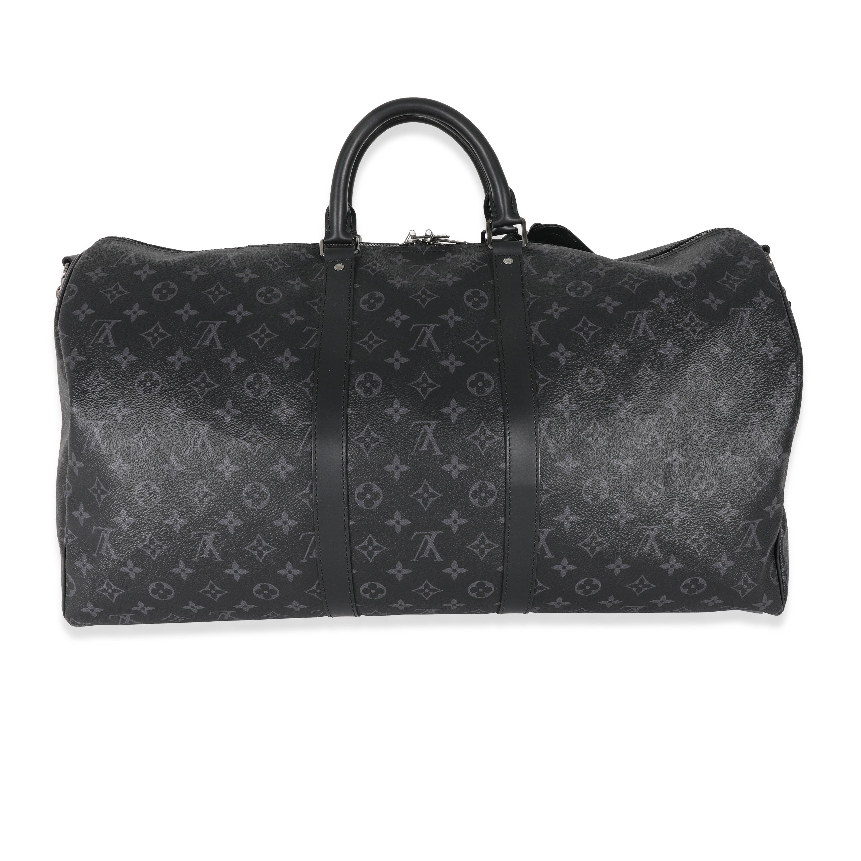 Louis Vuitton Louis Vuitton Canvas Monogram Eclipse Keepall Bandoulière 55
