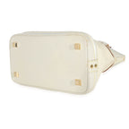 Louis Vuitton Louis Vuitton Ivory Leather Suhali Lockit MM