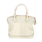 Louis Vuitton Louis Vuitton Ivory Leather Suhali Lockit MM