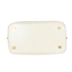 Louis Vuitton Louis Vuitton Ivory Leather Suhali Lockit MM