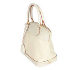 Louis Vuitton Louis Vuitton Ivory Leather Suhali Lockit MM