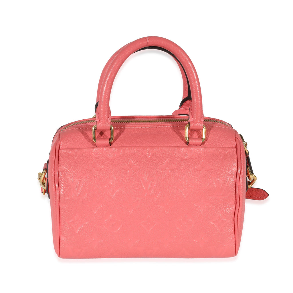 Louis Vuitton Louis Vuitton Pink Monogram Empreinte Speedy Bandoulière NM 20