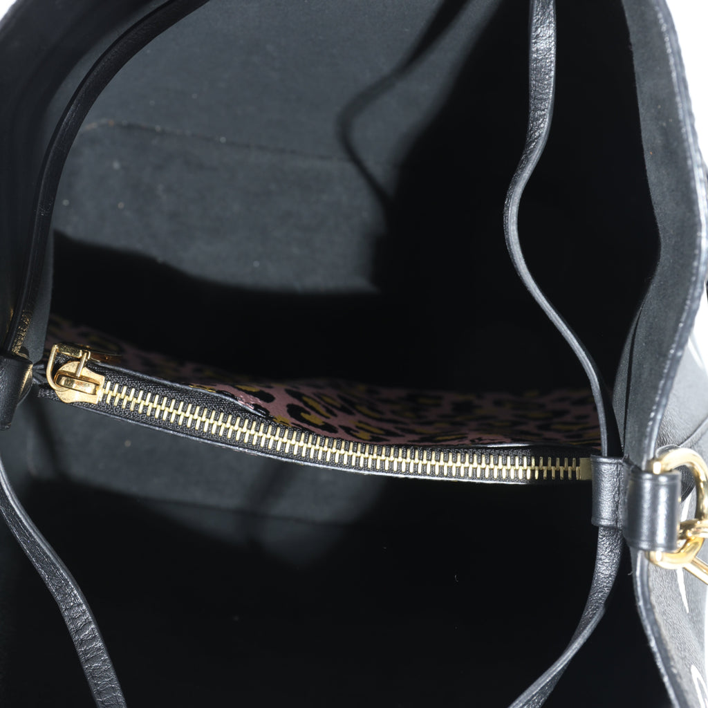 Louis Vuitton Louis Vuitton Black Giant Monogram Canvas Wild At Heart NeoNoe MM
