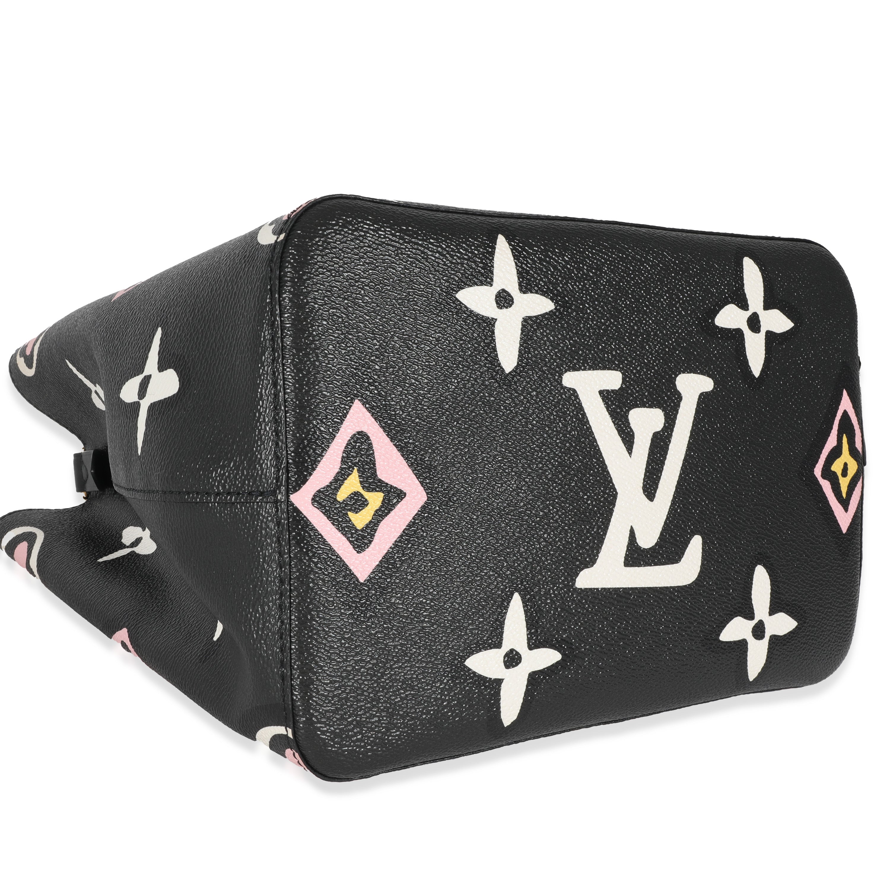 Louis Vuitton Louis Vuitton Black Giant Monogram Canvas Wild At Heart NeoNoe MM