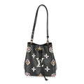 Louis Vuitton Louis Vuitton Black Giant Monogram Canvas Wild At Heart NeoNoe MM