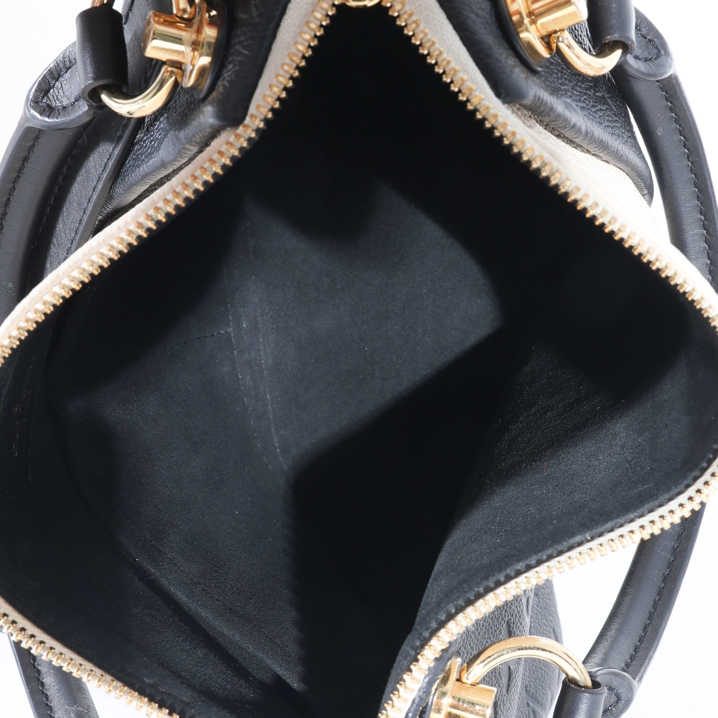 Louis Vuitton Louis Vuitton Black & Beige Monogram Empreinte V Tote BB