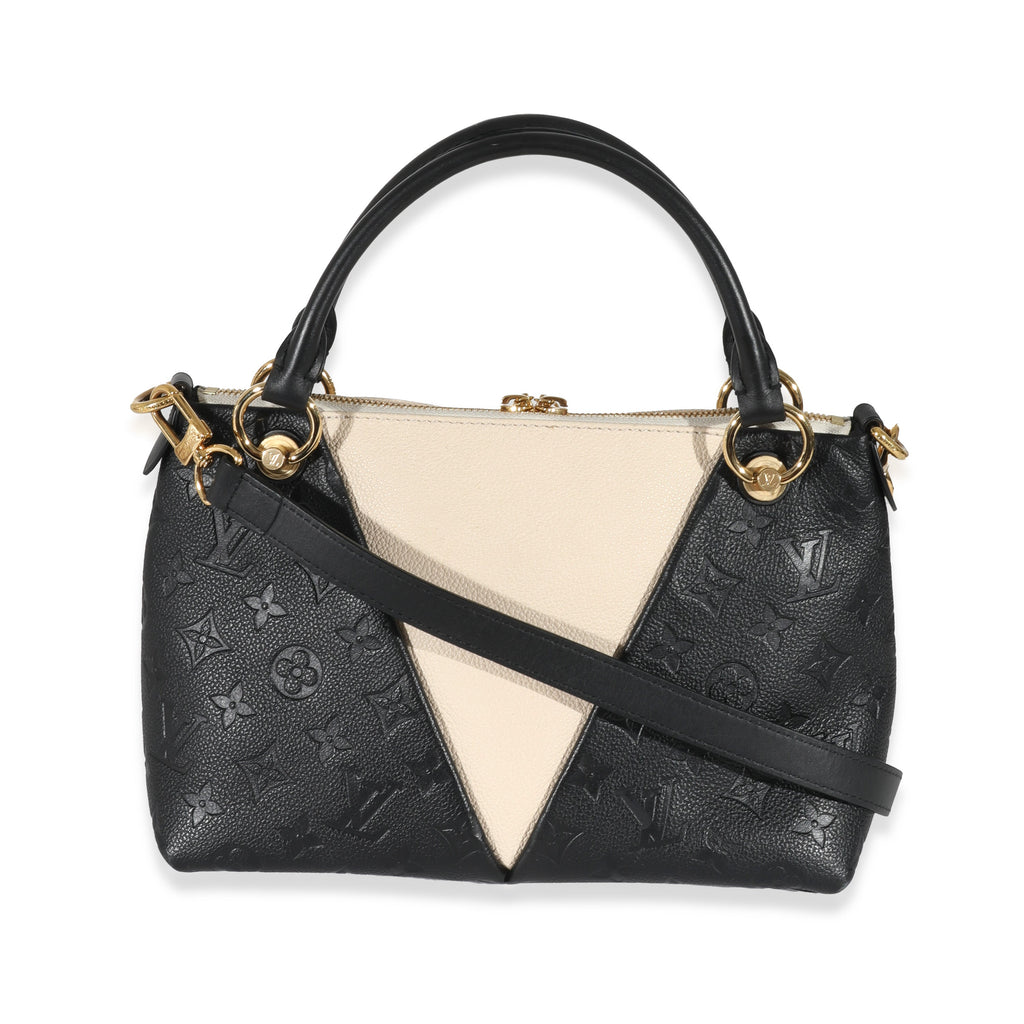 Louis Vuitton Louis Vuitton Black & Beige Monogram Empreinte V Tote BB
