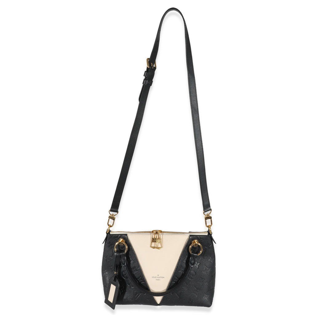 Louis Vuitton Louis Vuitton Black & Beige Monogram Empreinte V Tote BB