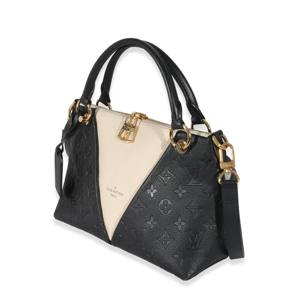 Louis Vuitton Louis Vuitton Black & Beige Monogram Empreinte V Tote BB