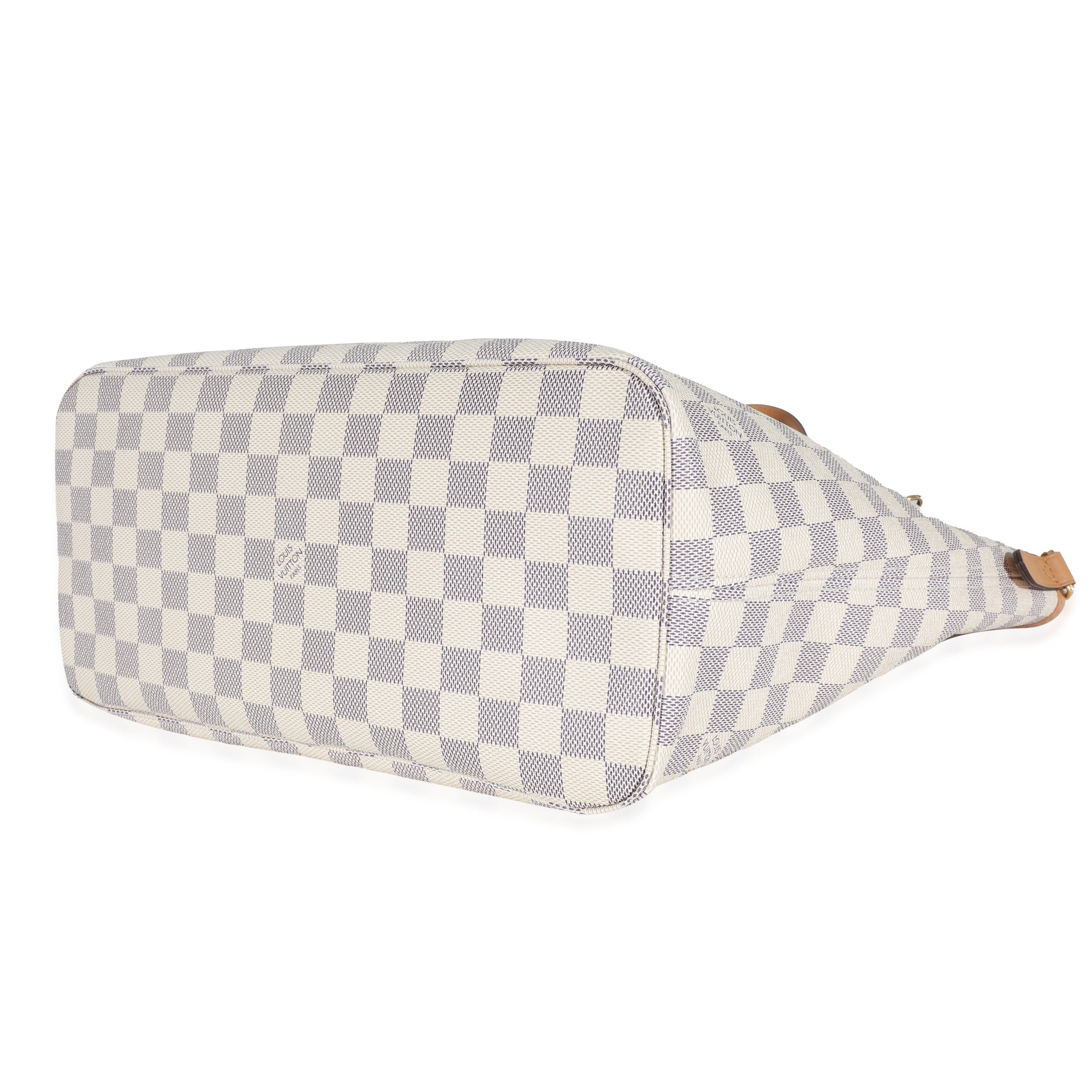 Louis Vuitton Louis Vuitton Damier Azur Canvas Braided Neverfull MM
