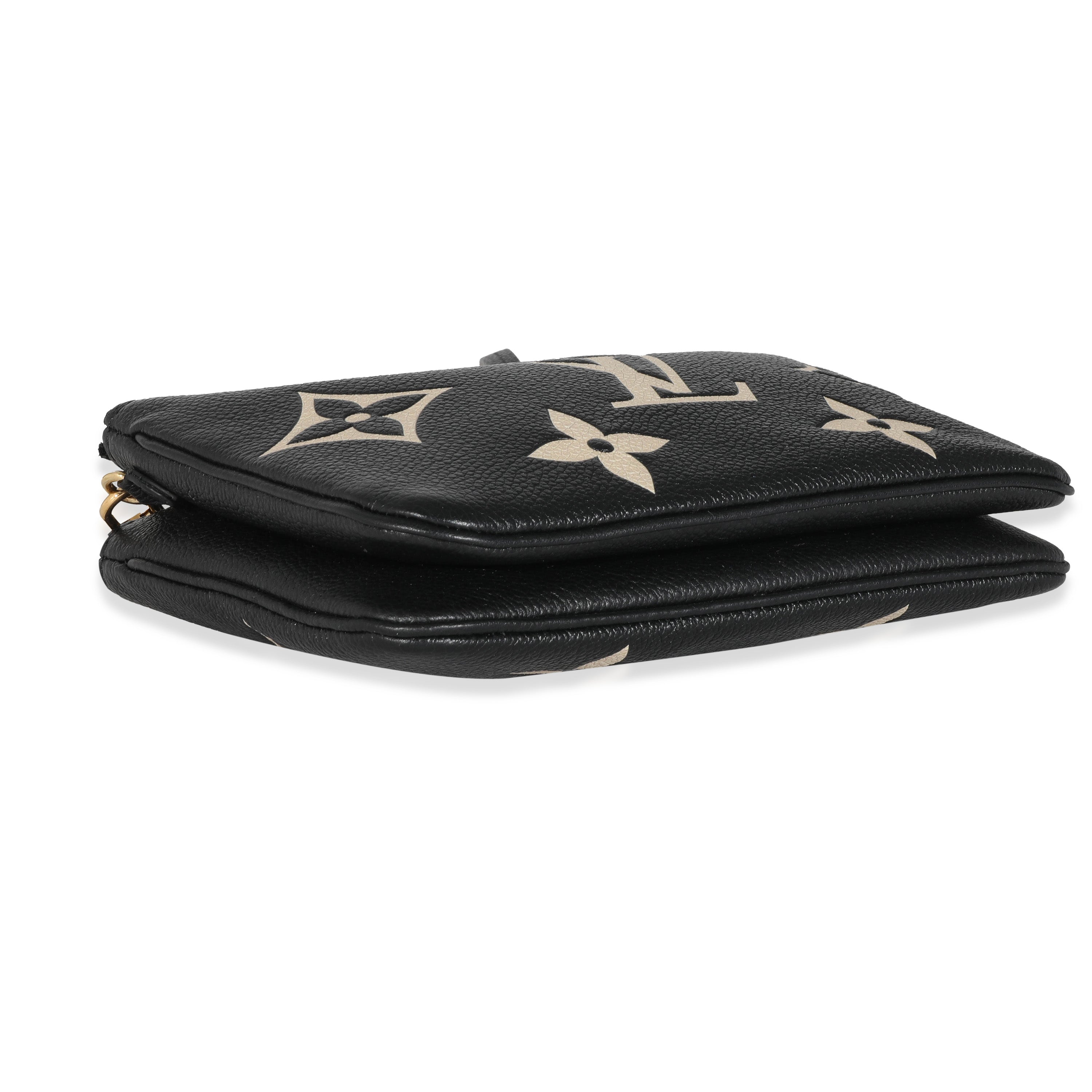 Louis Vuitton Louis Vuitton Bicolore Monogram Empreinte Double Zip Pochette