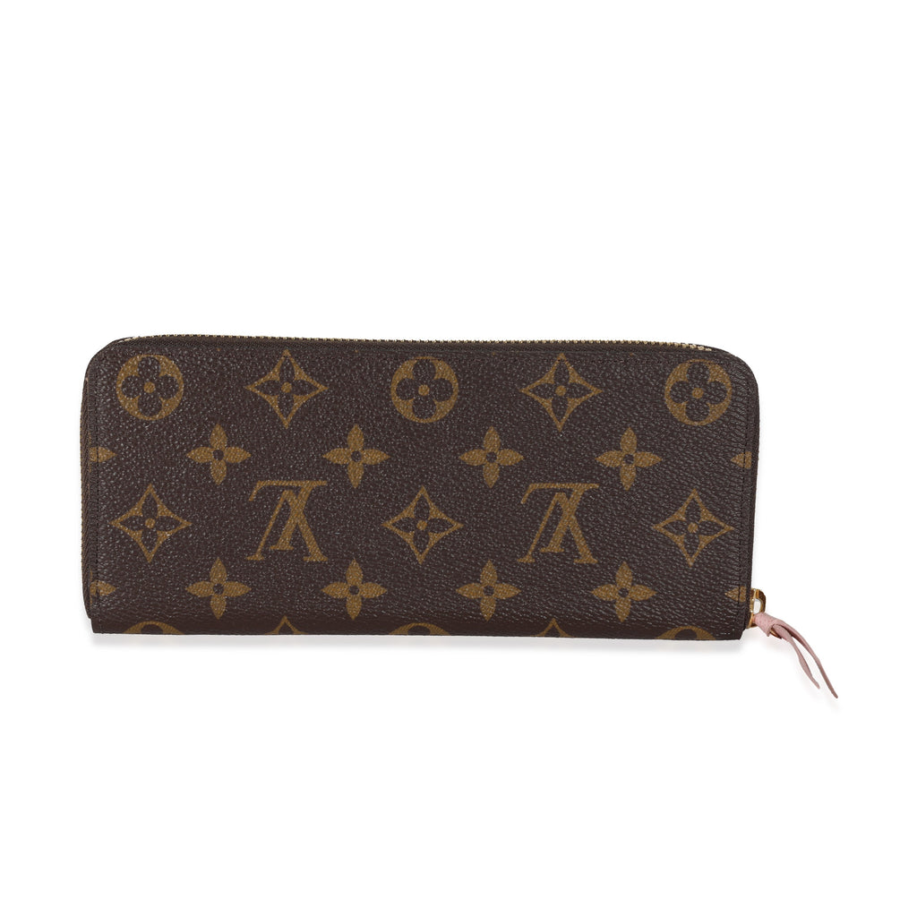 Louis Vuitton Louis Vuitton Monogram Canvas Rose Ballerine Clemence Wallet