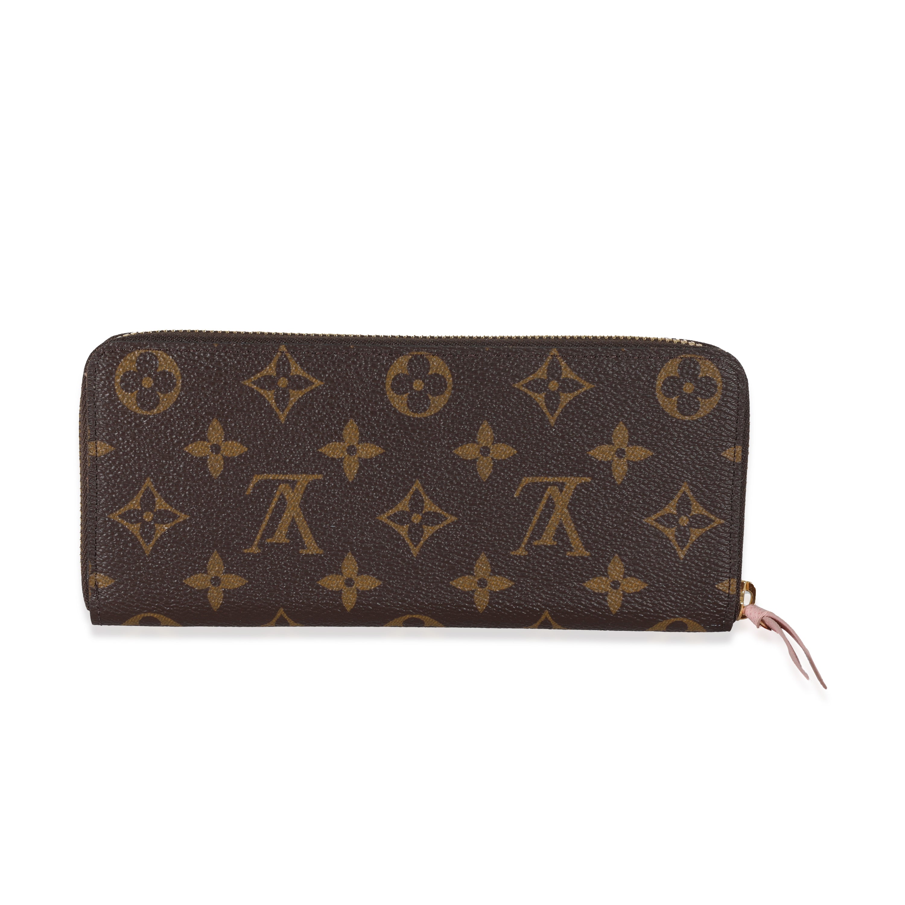 Louis Vuitton Louis Vuitton Monogram Canvas Rose Ballerine Clemence Wallet