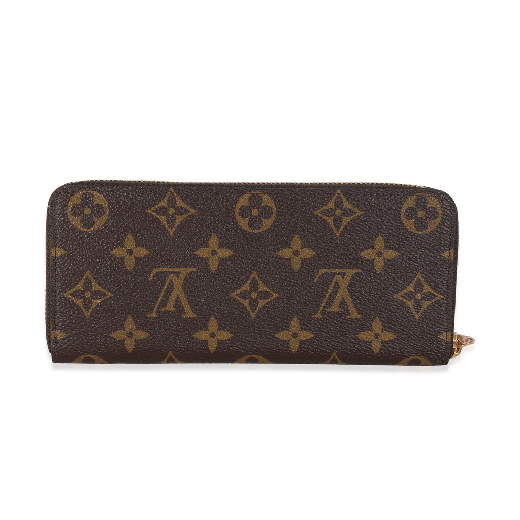 Louis Vuitton Louis Vuitton Monogram Canvas Rose Ballerine Clemence Wallet