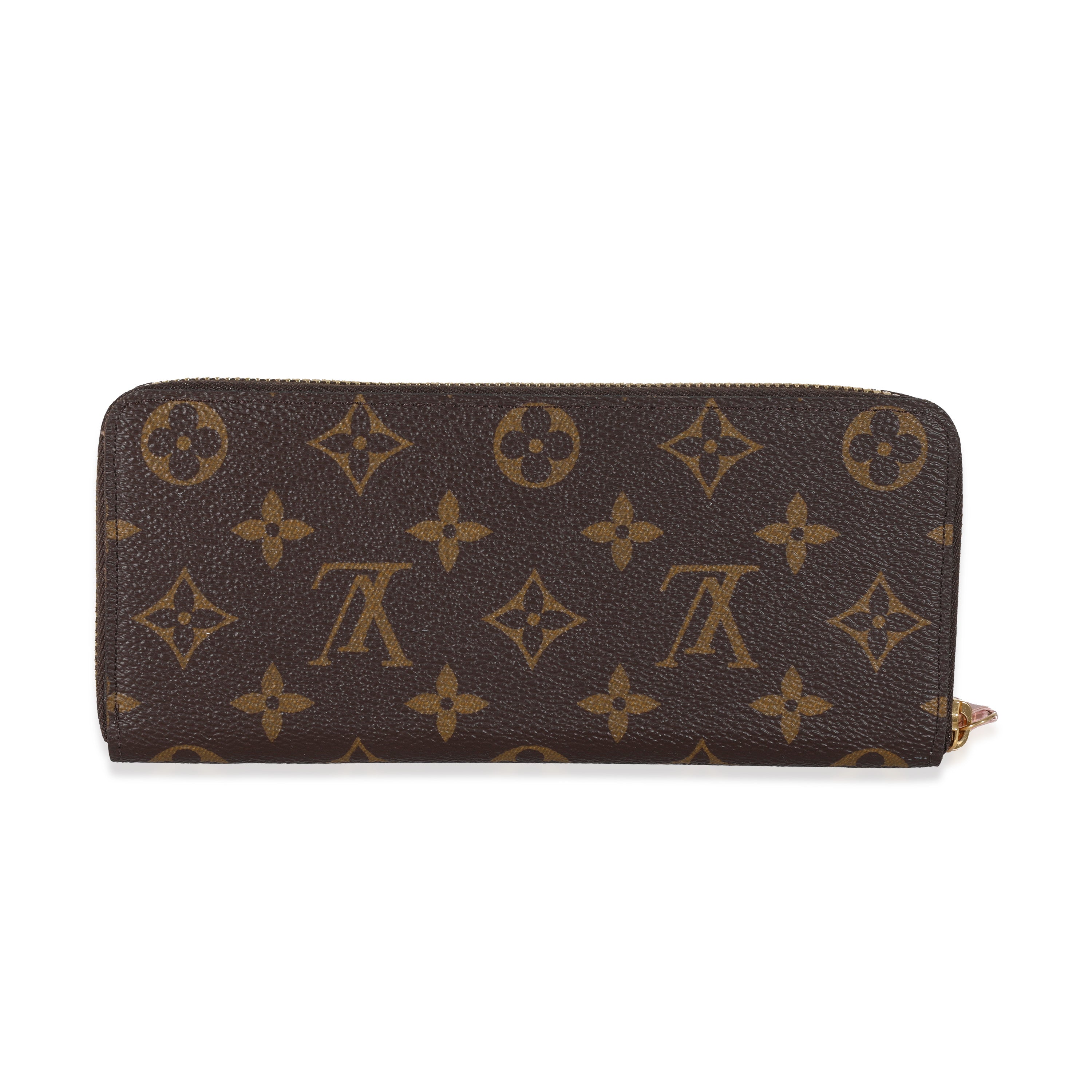 Louis Vuitton Louis Vuitton Monogram Canvas Rose Ballerine Clemence Wallet