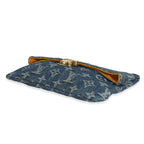Louis Vuitton Louis Vuitton Blue Monogram Denim Plat Pochette