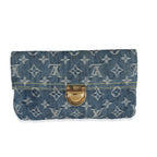 Louis Vuitton Louis Vuitton Blue Monogram Denim Plat Pochette