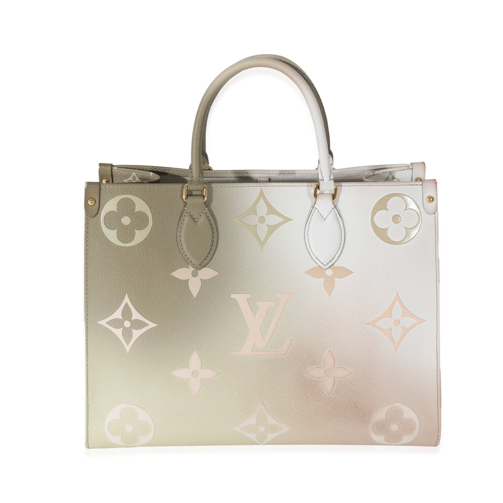 Louis Vuitton Louis Vuitton Sunset Kaki Monogram Giant Canvas OnTheGo MM