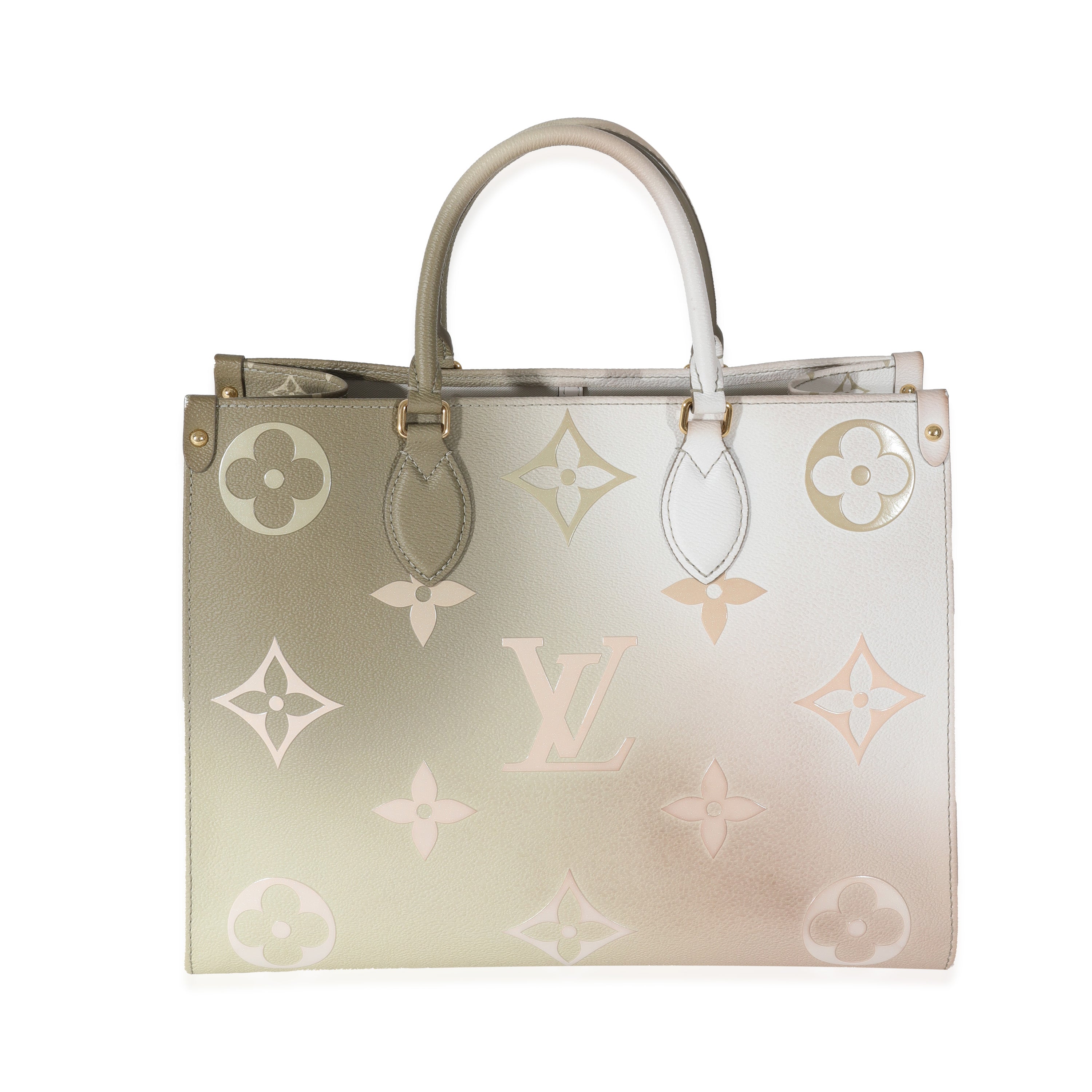 Louis Vuitton Louis Vuitton Sunset Kaki Monogram Giant Canvas OnTheGo MM