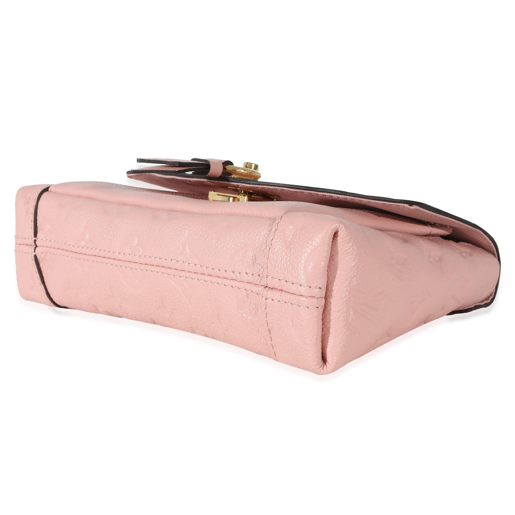 Louis Vuitton Louis Vuitton Empreinte Rose Poudre Blanche BB