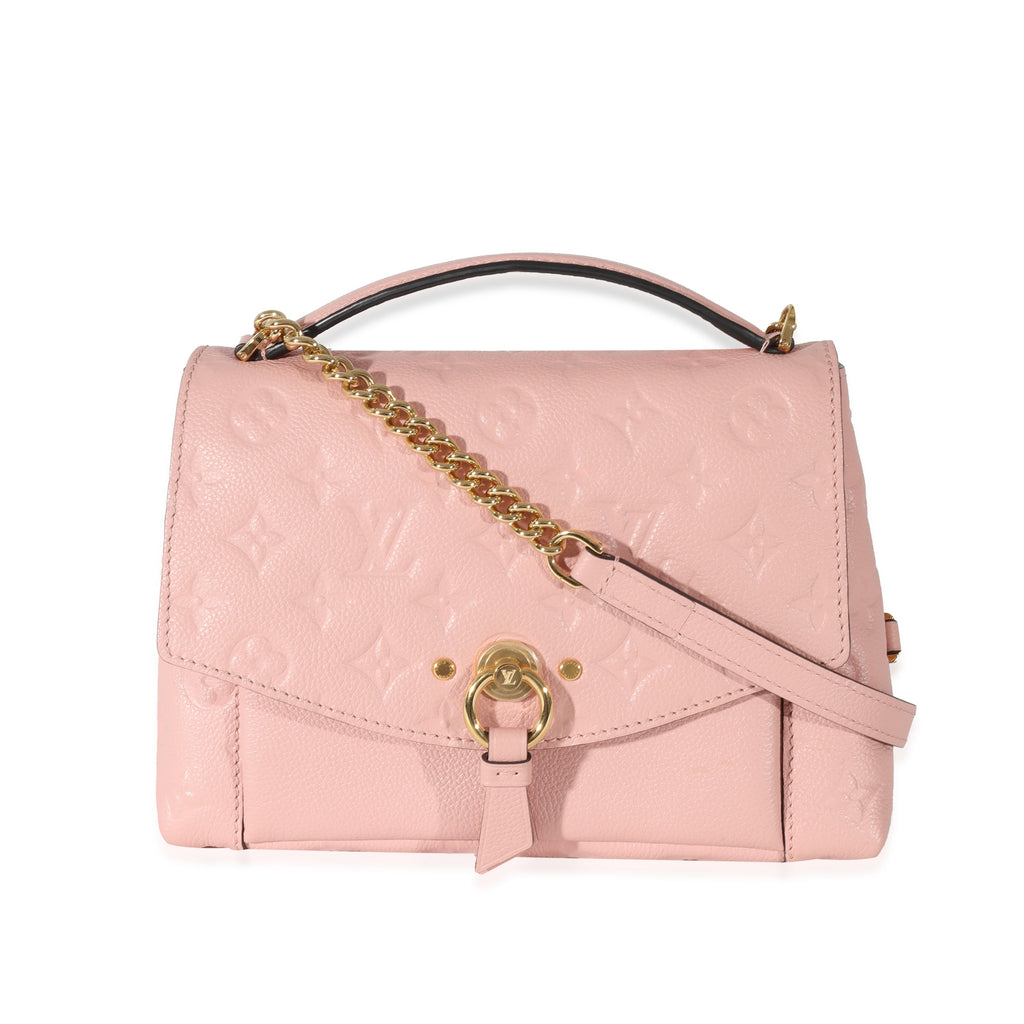 Louis Vuitton Louis Vuitton Empreinte Rose Poudre Blanche BB