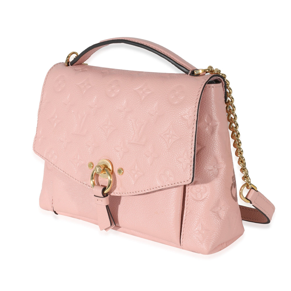 Louis Vuitton Louis Vuitton Empreinte Rose Poudre Blanche BB