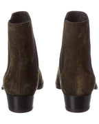 Saint Laurent Wyatt 40 Suede Chelsea Boot (Authentic Pre-Loved)
