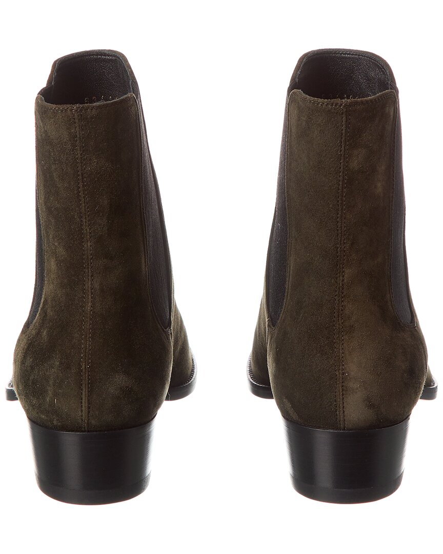 Saint Laurent Wyatt 40 Suede Chelsea Boot (Authentic Pre-Loved)