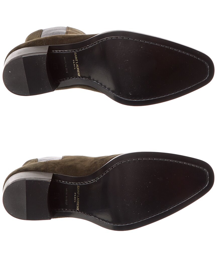 Saint Laurent Wyatt 40 Suede Chelsea Boot (Authentic Pre-Loved)
