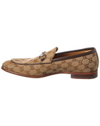 Gucci Horsebit Gg Canvas Loafer