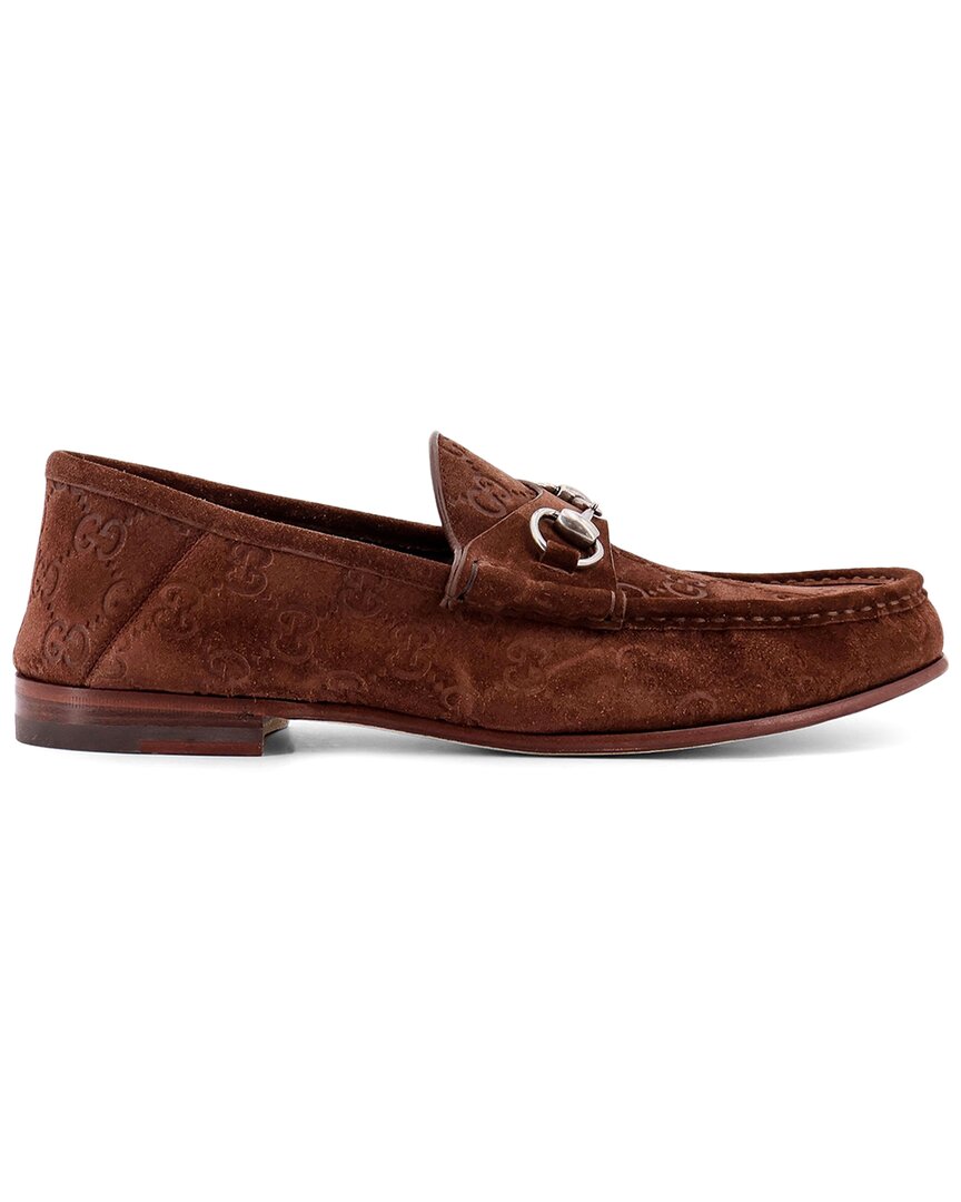 Gucci Horsebit 1953 Gg Suede Loafer