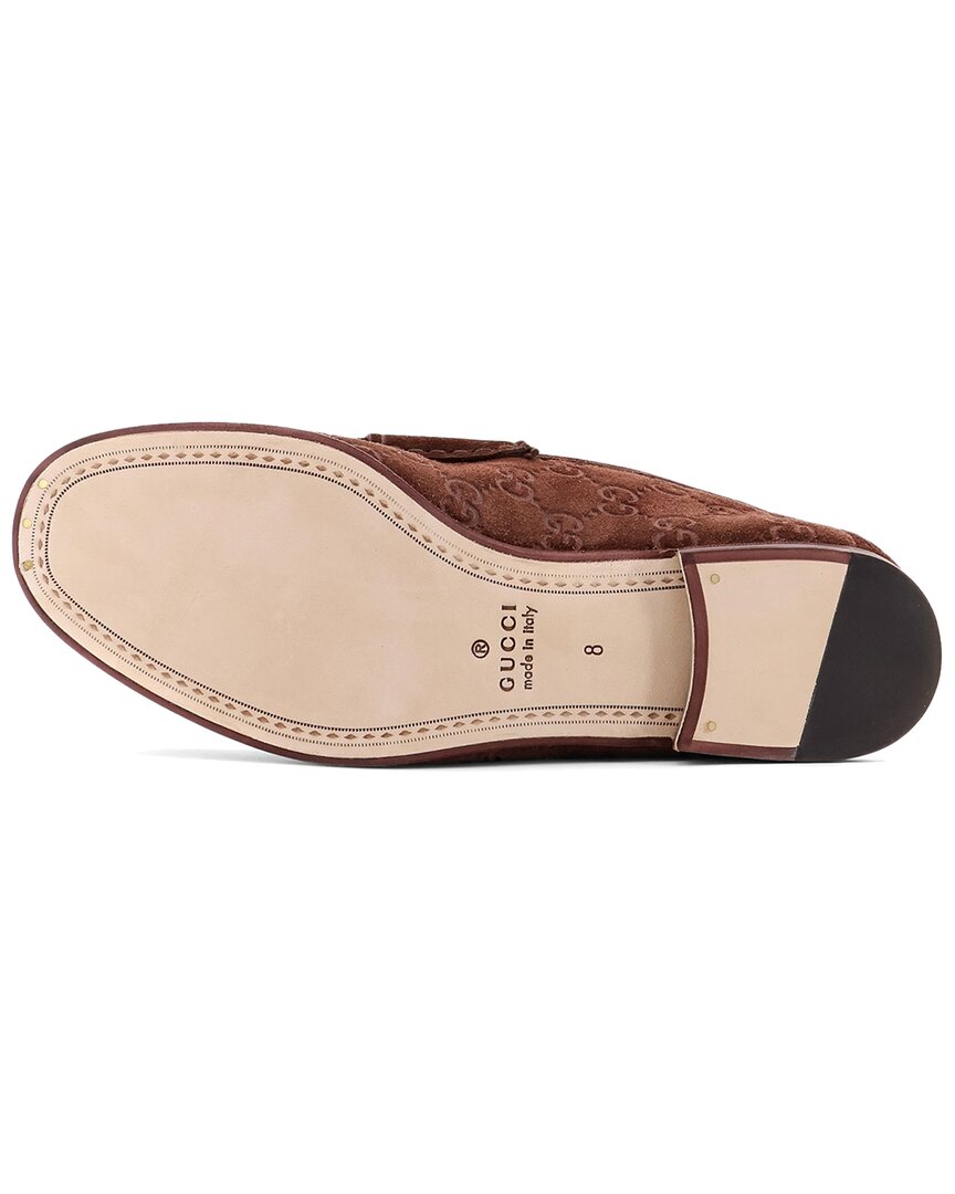 Gucci Horsebit 1953 Gg Suede Loafer