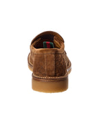 Gucci Gg Web Suede Loafer